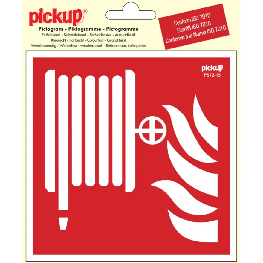 Pickup sticker blusslang 15x15 cm
