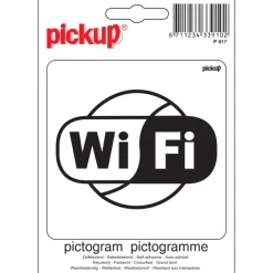 Pickup sticker wifi 10x10 cm