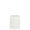 Pilaar kaars paraffine wit - h8xd7cm