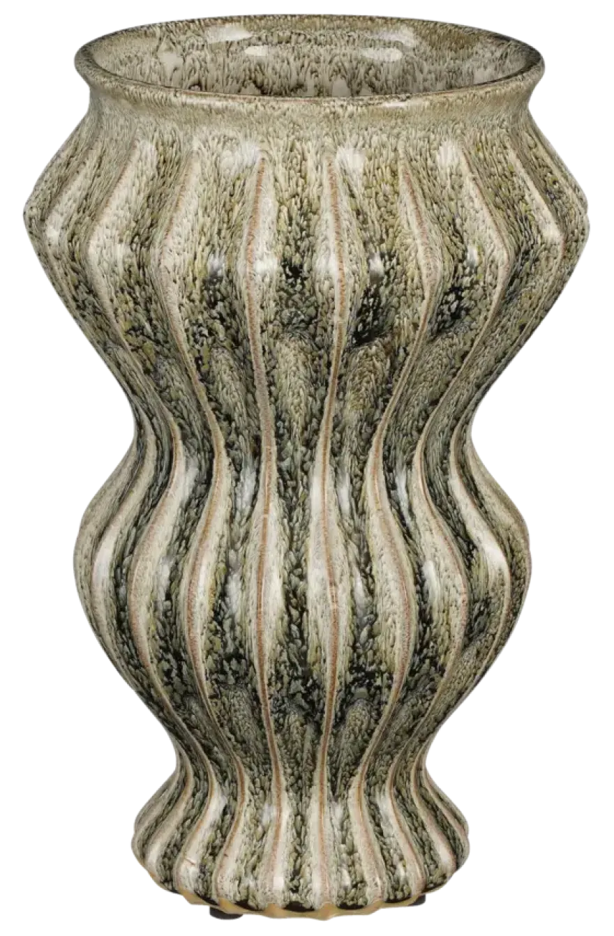 Pippa vaas groen - h32xd21cm