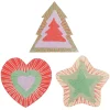 Placemat paars rood groen per stuk - d38cm