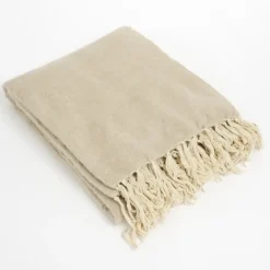 Plaid beige - l180xb130cm