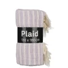 Plaid streep lila - l180xb130cm