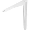 Plankdrager model 13 mat wit aluminium 20x25 cm