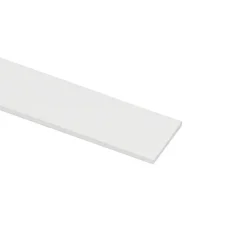 Platprofiel aluminium wit 30x2x1000 mm