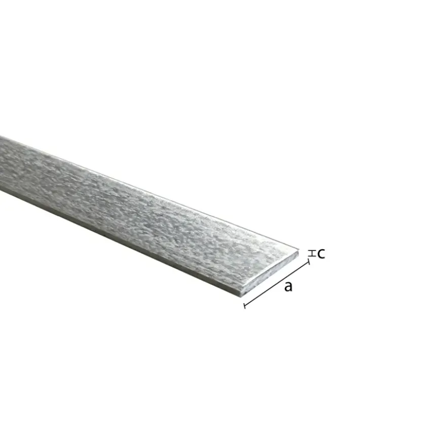 Plat profiel staal gegalvaniseerd 35x1.5x2000mm