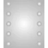 Plieger basic spiegel met verticaal 2-zijdig 5 rondjes verlichting 60 x 80 cm