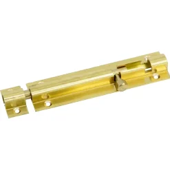 Profielgrendel Vlak Messing 100x25 mm