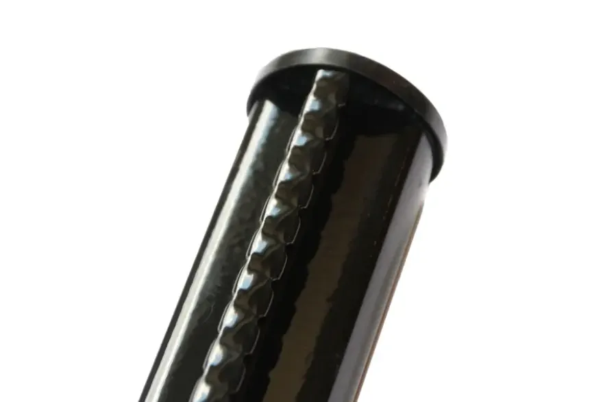Profielpaal rond zwart Ø 48 mm, lengte 150 cm