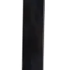 Profielpaal vierkant zwart 6 x 6 cm, lengte 240 cm