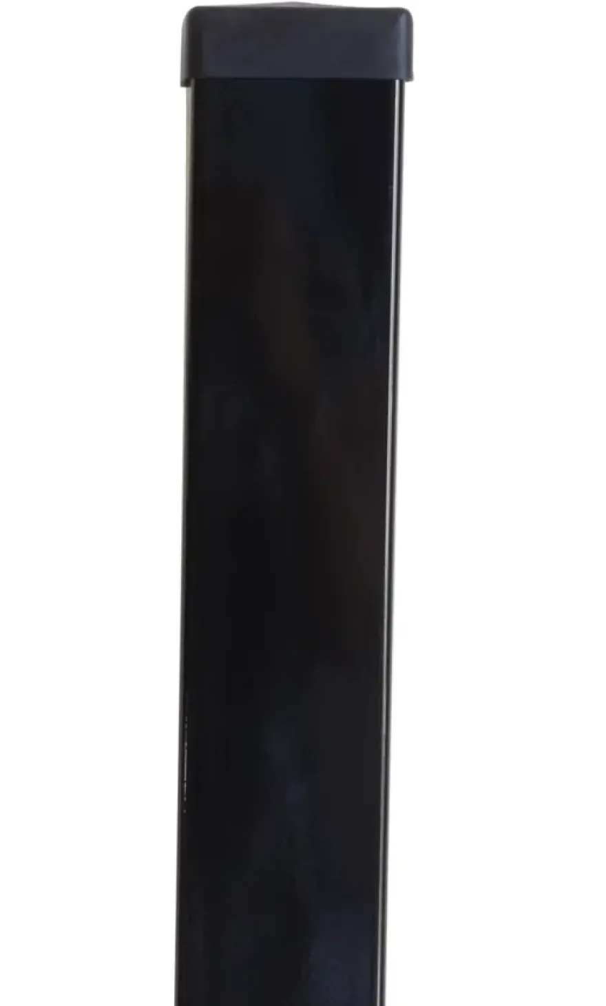 Profielpaal vierkant zwart 6 x 6 cm, lengte 310 cm