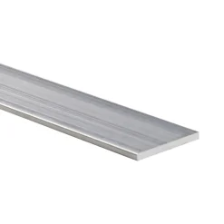 Profiel plat aluminium brut 20x2x2000mm