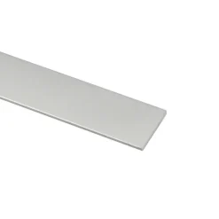 Profiel plat aluminium zilver 30x2x2000mm