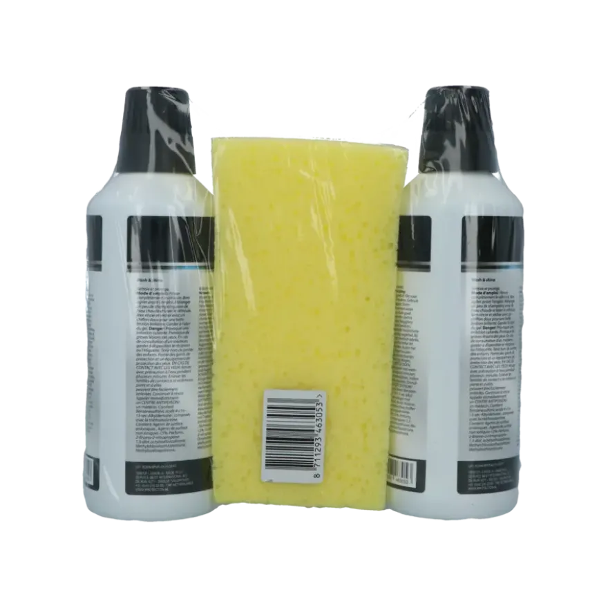 Protecton Wash & Shine Set 2x 500ml met Spons