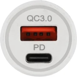 Q-Link autolader QC+PD 20W wit