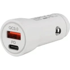 Q-Link autolader QC+PD 20W wit