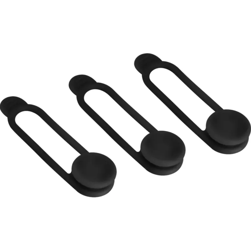 Q-Link cableorganiser zwart 3 stuks