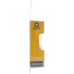 Q-Link coac stekker metaal recht male/female