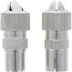 Q-Link coac stekker metaal recht male/female