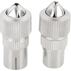 Q-Link coac stekker metaal recht male/female