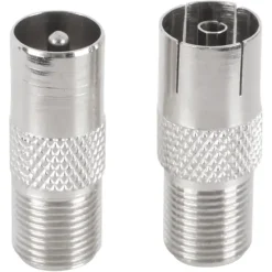 Q-Link coax adapter 1 male/FCON 1 female/FCON buitendraad