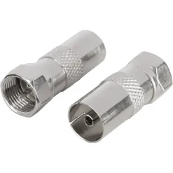 Q-Link coax adapter 1 male/FCON 1 female/FCON binnendraad