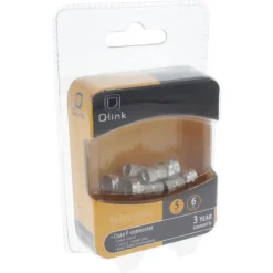 Q-Link coax F-wartel 5mm 6 stuks