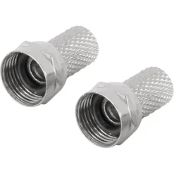 Q-Link coax F-wartel waterdicht 6 mm 2 stuks