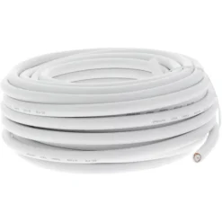 Q-Link coax kabel 10 meter wit kabelkeur
