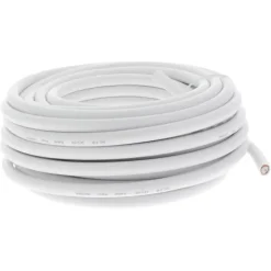 Q-Link coax kabel 10 meter wit kabelkeur