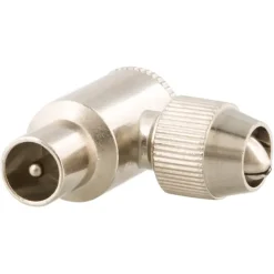Q-Link coax stekker haaks male