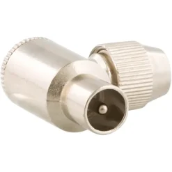 Q-Link coax stekker haaks male