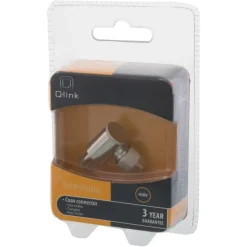 Q-Link coax stekker haaks male