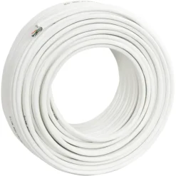 Q-Link coax/utp kabel RG6 25 meter wit
