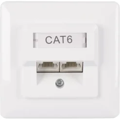 Q-Link FTP CAT6 inbouw contactdoos KPN keur