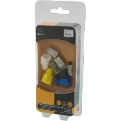 Q-Link FTP connector RJ45 met hoesje 8 stuks KPN keur