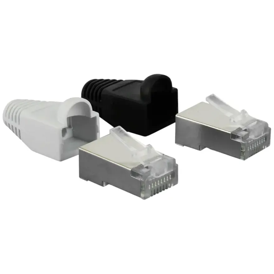 Q-Link FTP connector RJ45 met hoesje 8 stuks KPN keur