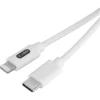 Q-Link laadsnoer van USB-C naar iPhone 1 meter wit