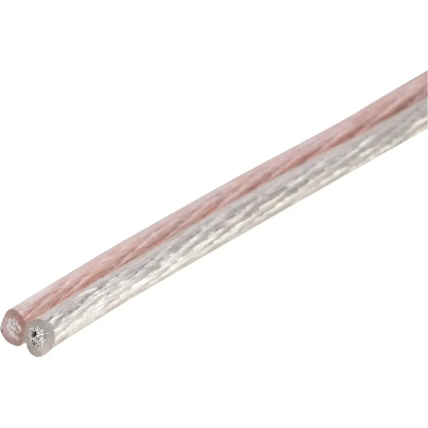 Q-Link luidsprekersnoer 2 x 1,5 mm² 10 meter transparant