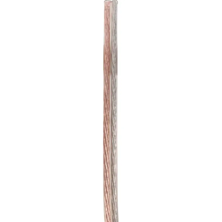 Q-Link luidsprekersnoer 2 x 1,5 mm² 10 meter transparant