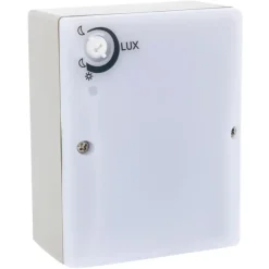 Q-Link Opbouw Schemerschakelaar Spatwaterdicht Grijs IP44