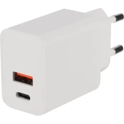 Q-Link oplader 2 poorten PD20W/QC18W wit