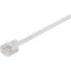Q-Link telefoon aansluitsnoer modulair 2RJ11 plug 5 meter wit
