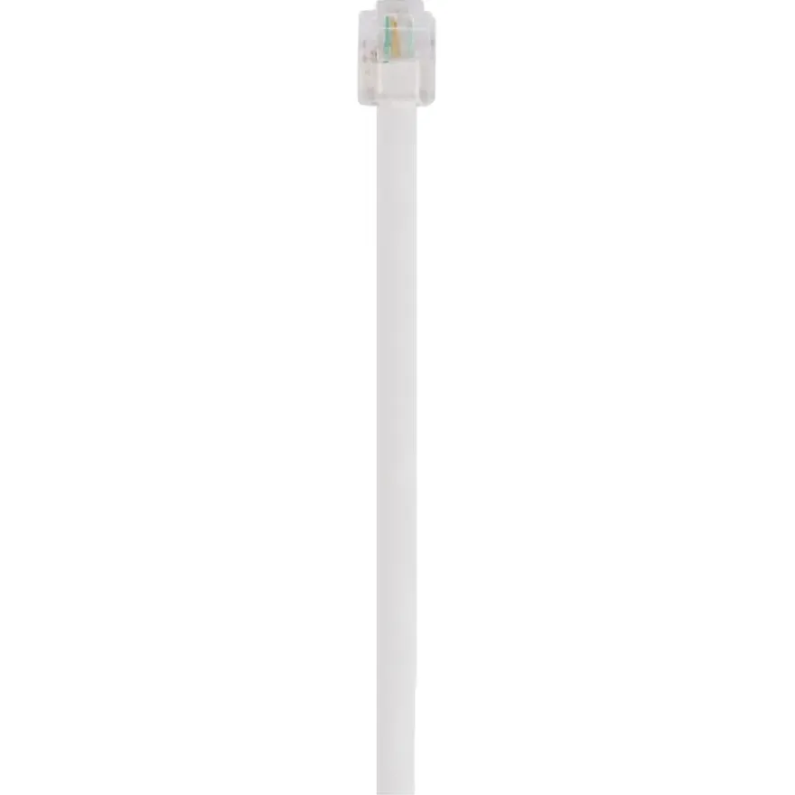 Q-Link telefoon aansluitsnoer modulair 2RJ11 plug 10 meter wit