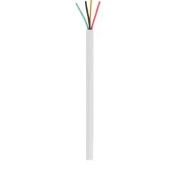 Q-Link telefoonkabel rond 4x 0,5 mm² 20 meter wit