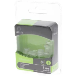 Q-Link Telefoon Plug Modulair 4-polig 6 Stuks