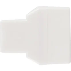Q-Link telefoon split module RJ11 4 polig 1 female/2female wit