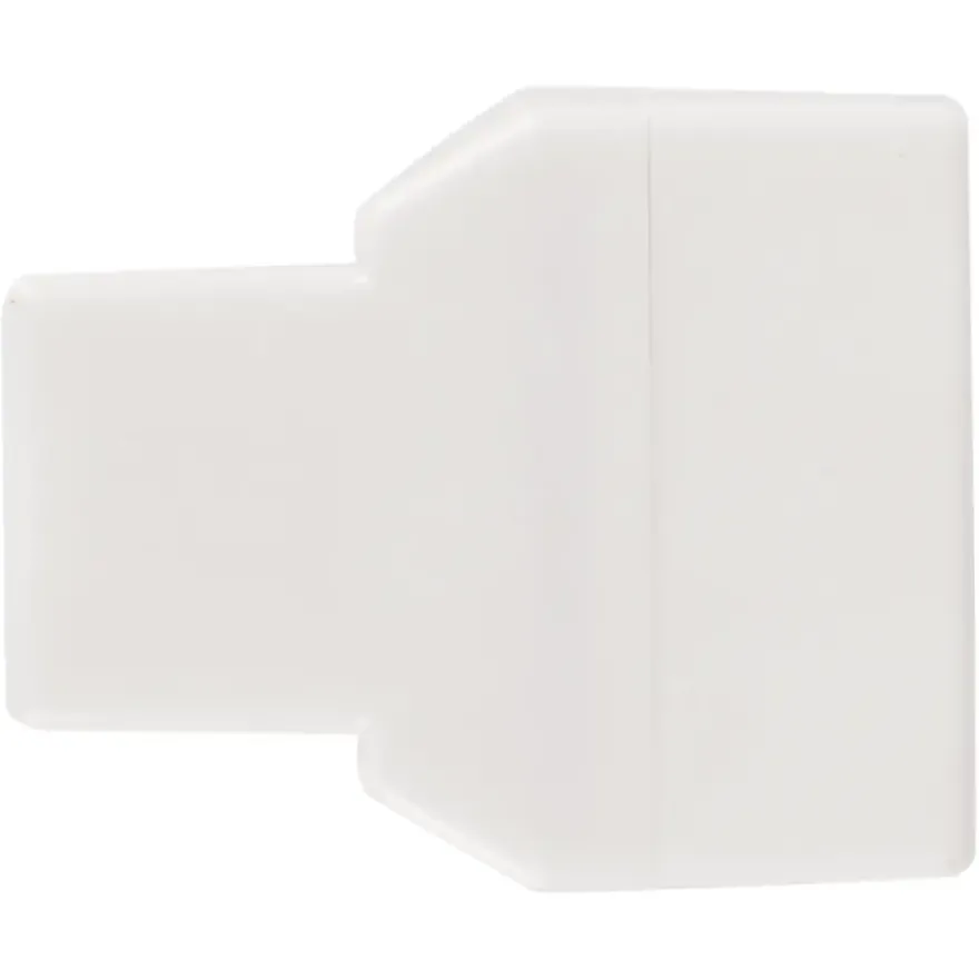 Q-Link telefoon split module RJ11 4 polig 1 female/2female wit