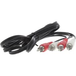 Q-Link tulp kabel 2RCA/2RCA male-male 1.5 meter rood/wit