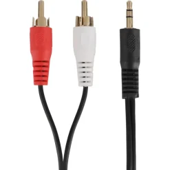 Q-Link tulp kabel 1STE/2RCA male-male 5 meter rood/wit